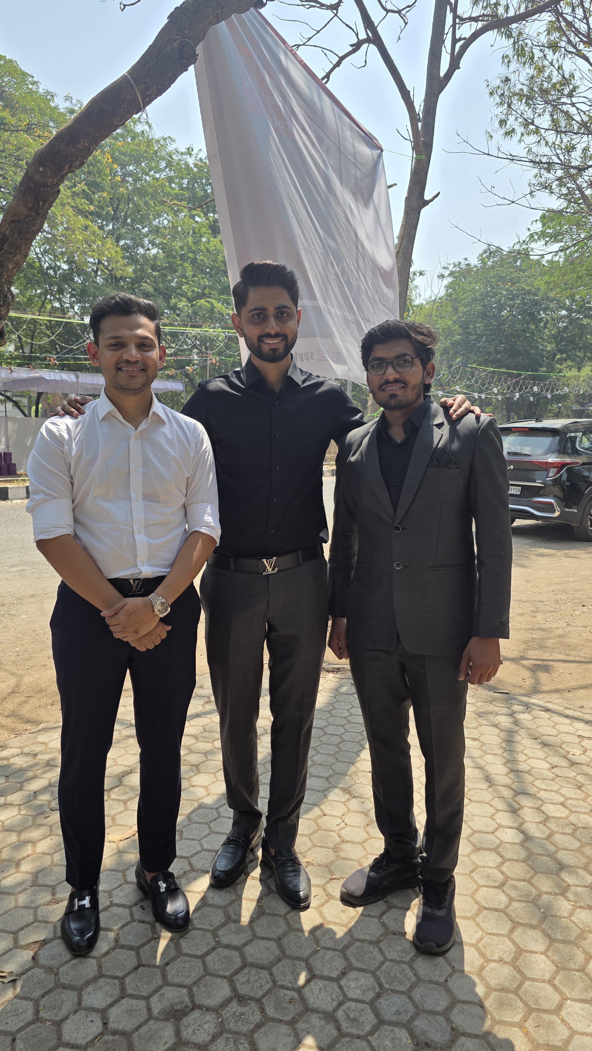 With Chirage Nakrani & Hardik Kothiya